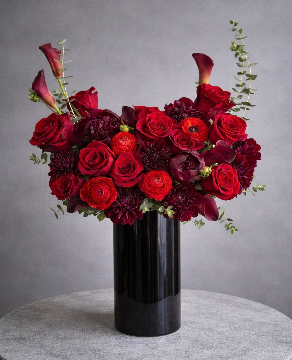 Deep Red Rose Luxury Arrangement