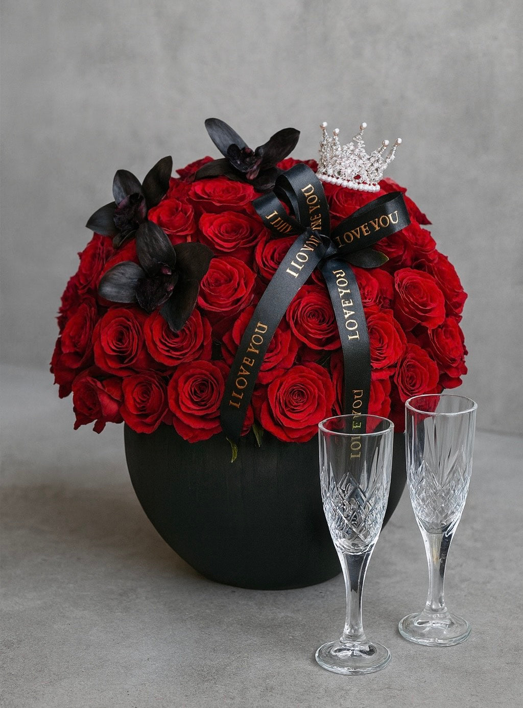 Royal Red Rose Arrangement | Flower Delivery Las Vegas