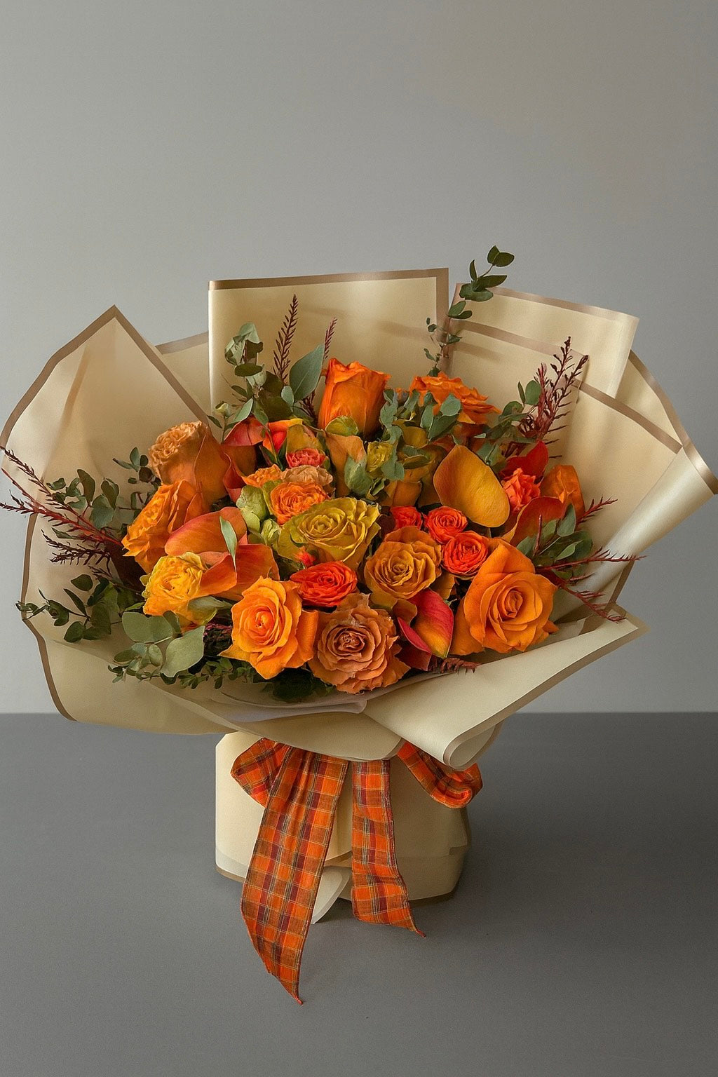 Orange Rose Bouquet | Luxury Flower Delivery Las Vegas