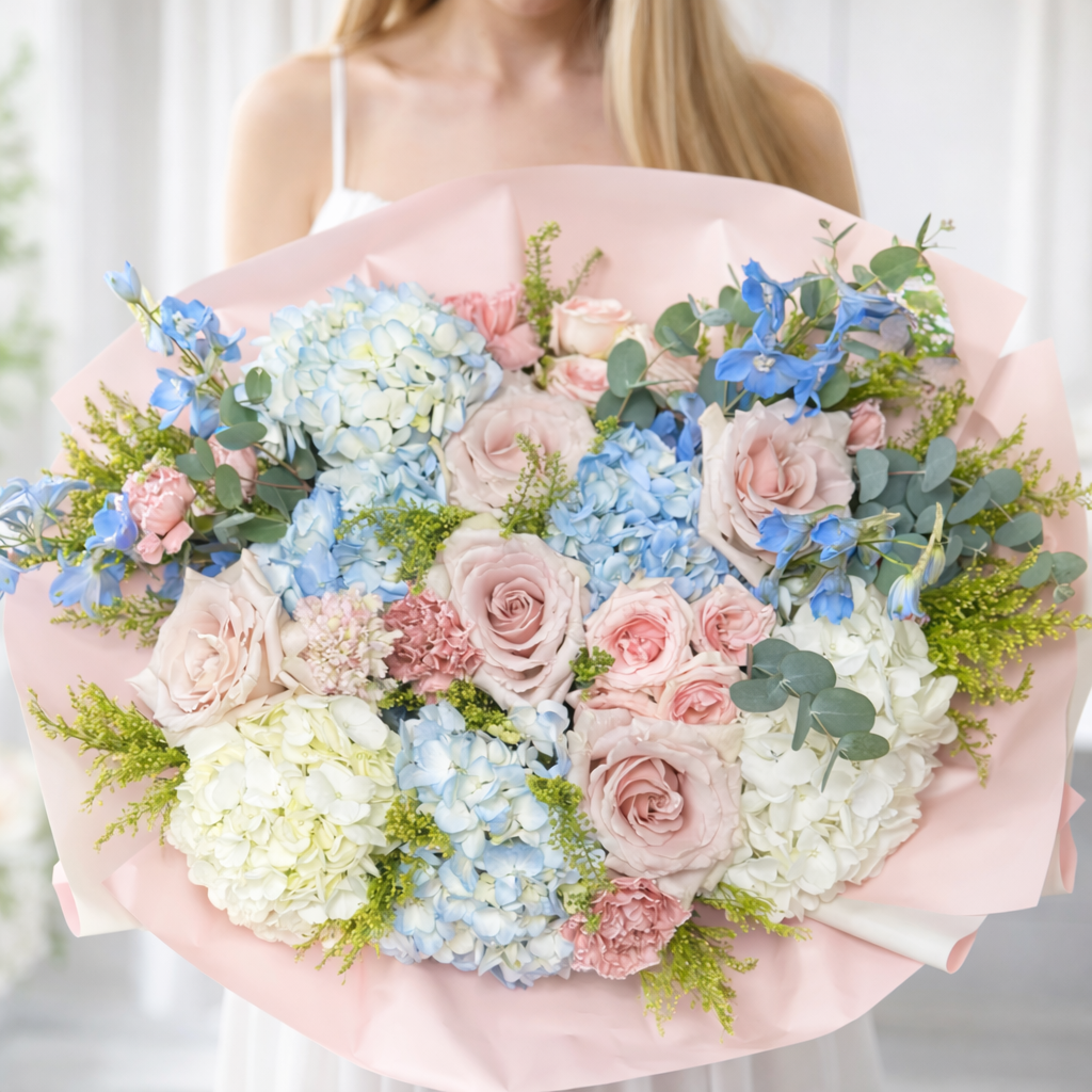 Blue Blush Garden