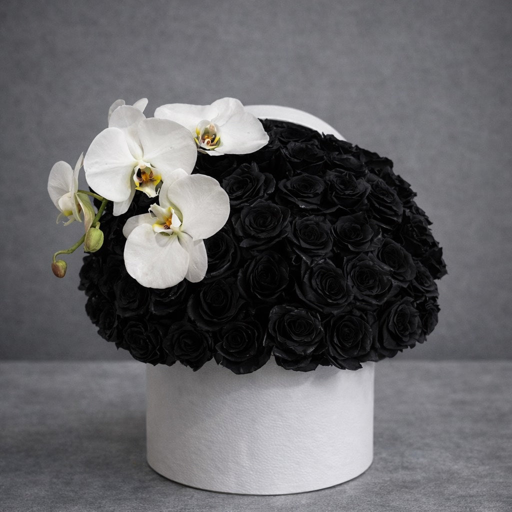 Black Rose & Orchid Luxury Box