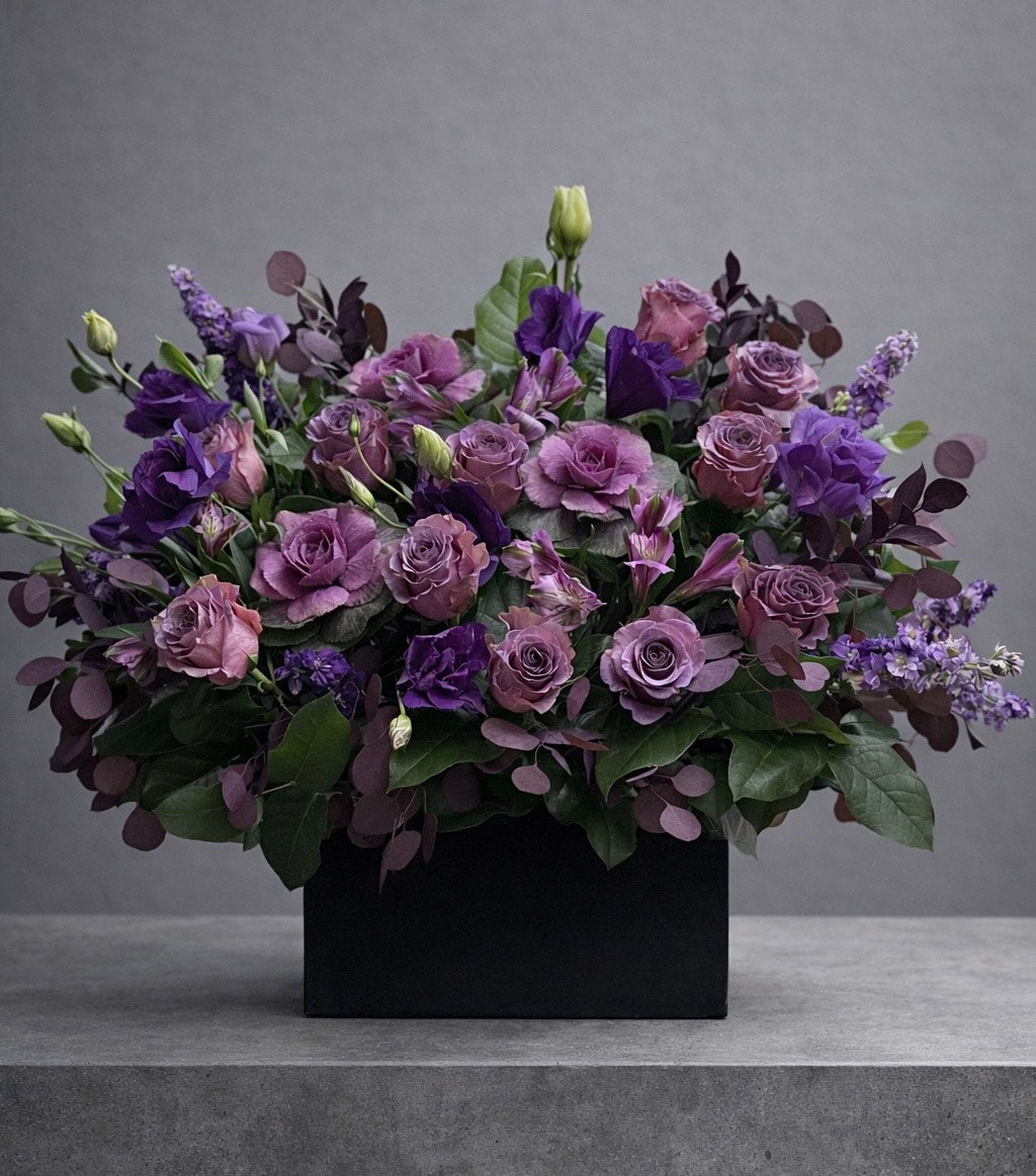 Purple Majesty – Luxury Rose Box