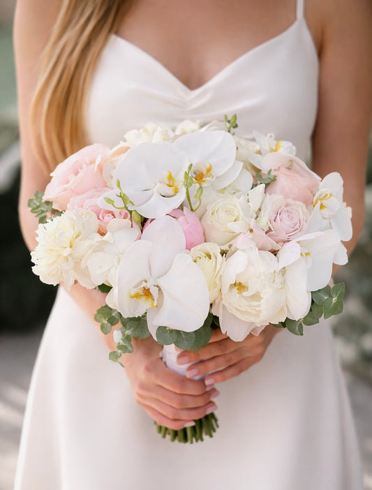 Luxury Orchid Bridal Bouquet – Wedding Flowers Las Vegas