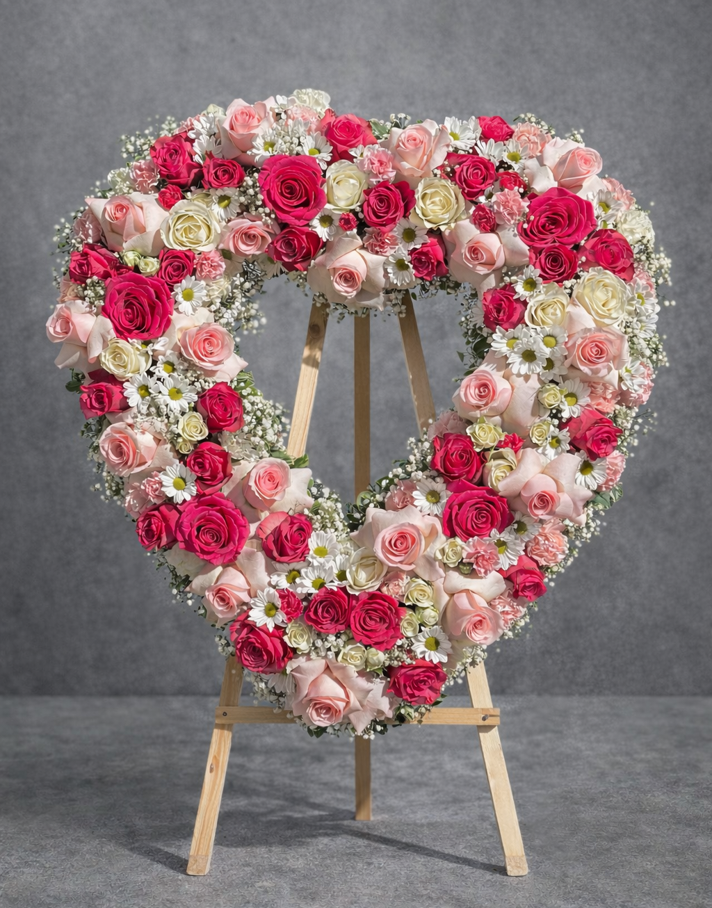 Sympathy Heart Wreath – Funeral Flower Arrangement Las Vegas