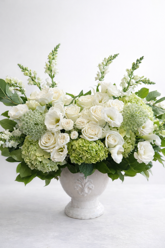 White Garden Luxury Centerpiece