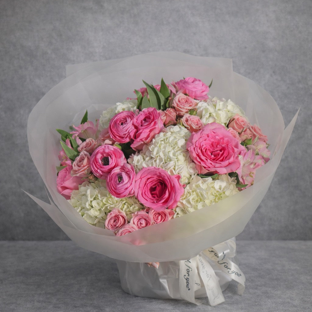 Luxury Soft Pink Garden Rose Bouquet Las Vegas