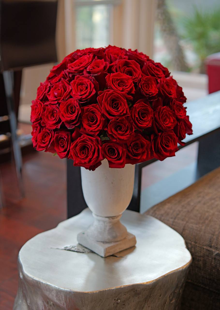 Luxury Red Rose Dome Centerpiece | Flower Delivery Las Vegas