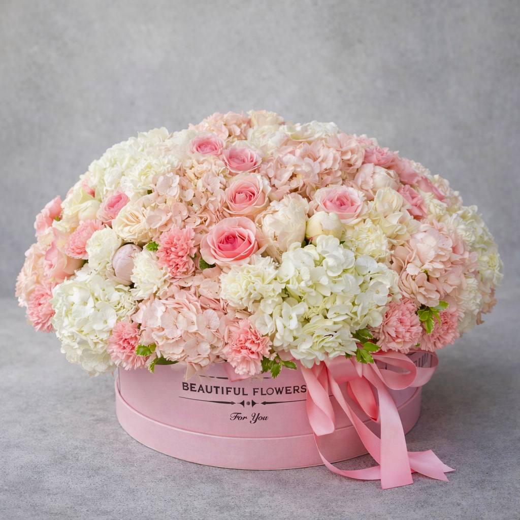Blush Couture Garden | Luxury Floral Box Las Vegas