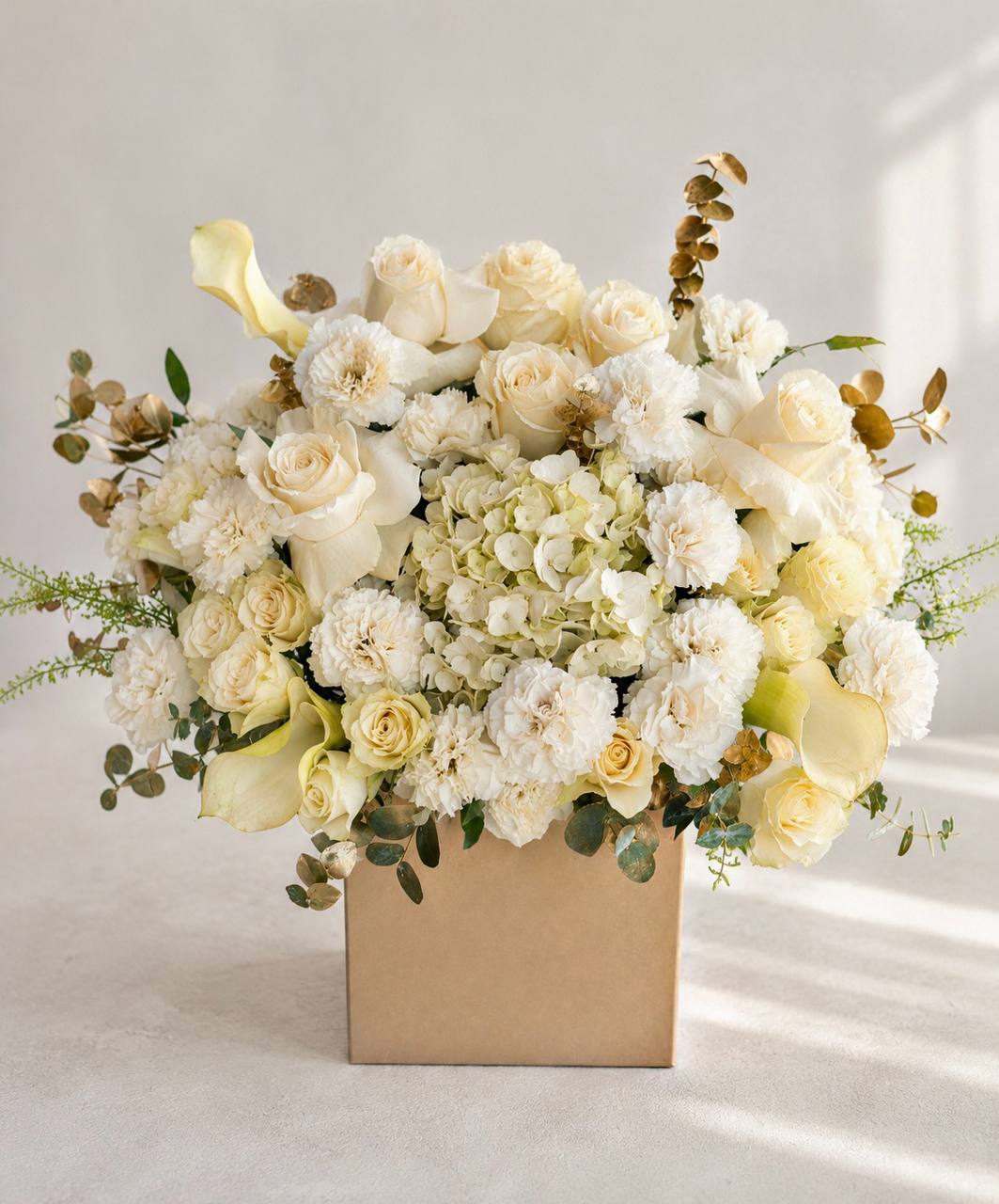 Golden Ivory Bloom Box